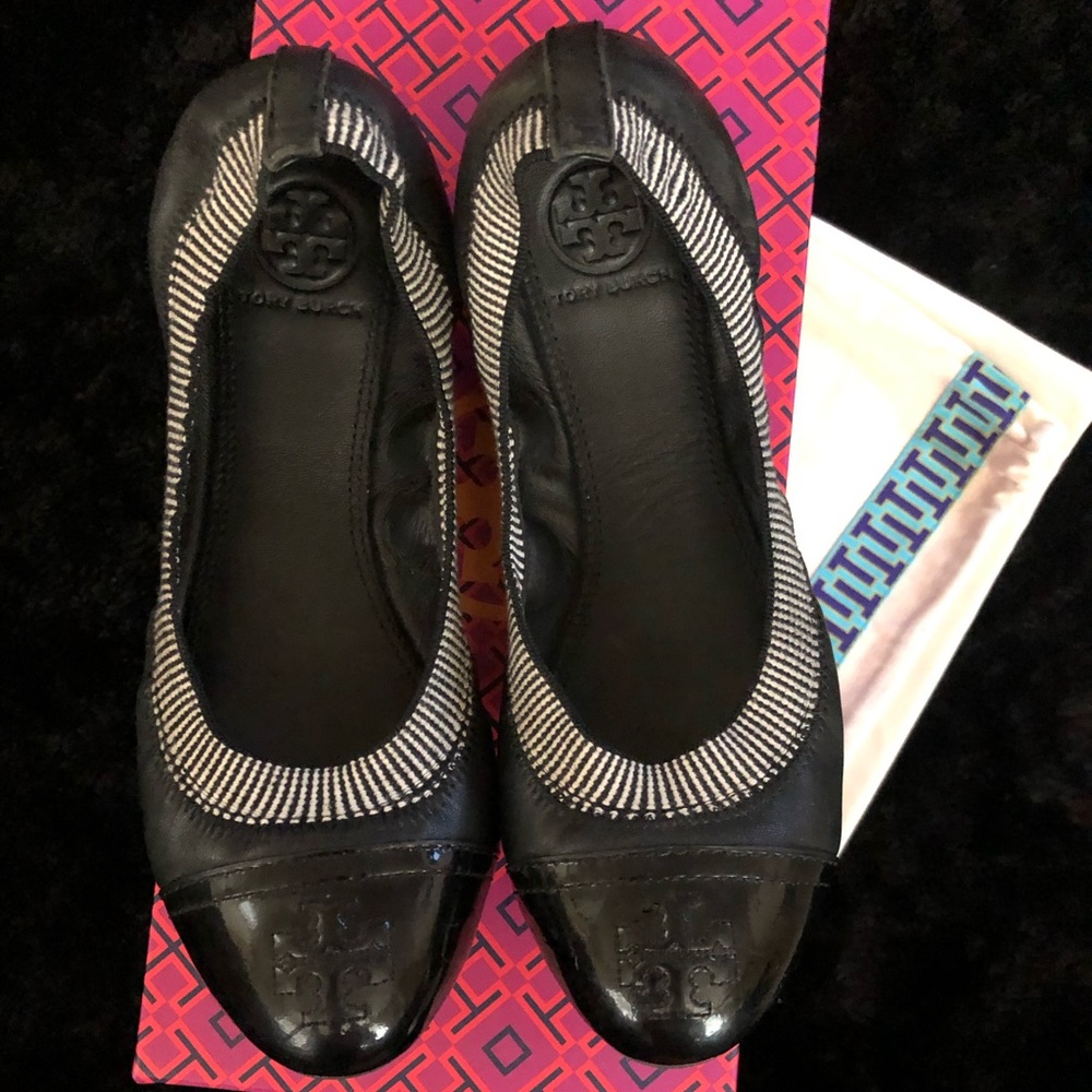 Tory Burch black Gabby Ballet size 6.5